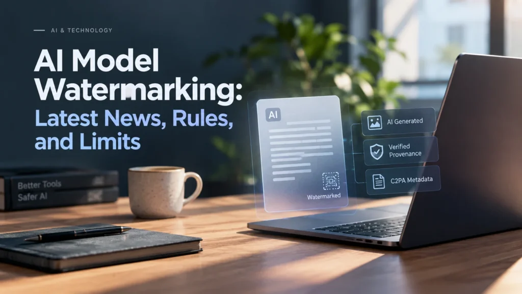 AI Model Watermarking Latest News, Rules, and Limits