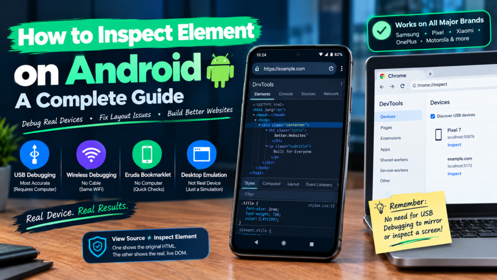 How to Inspect Element on Android