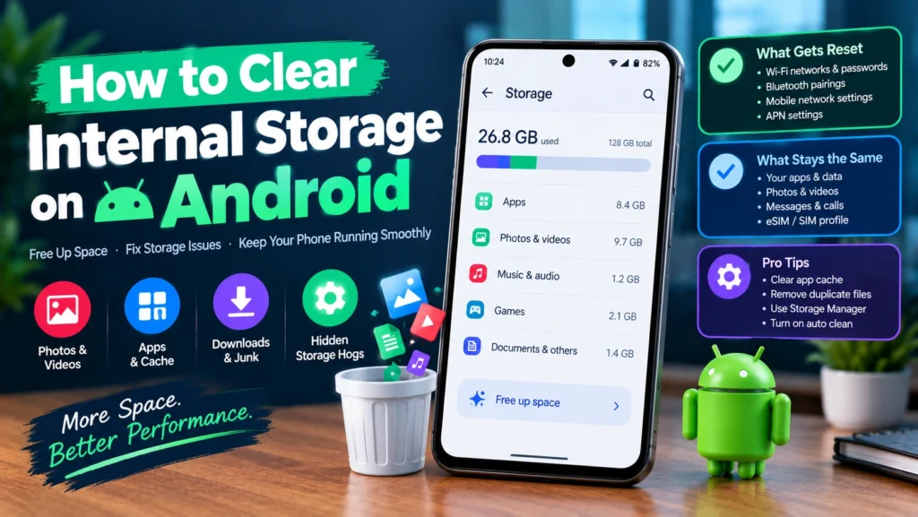 How to Clear Internal Storage on Android
