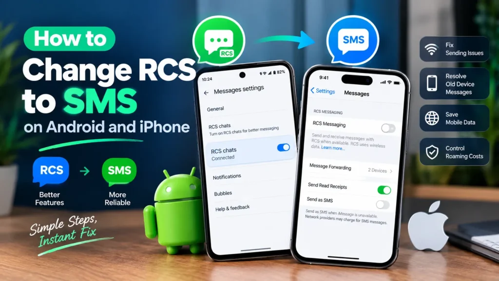 How to Change RCS to SMS on Android and iPhone