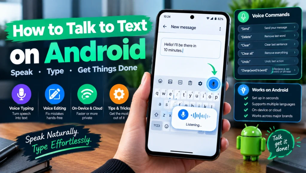 How to Talk to Text on Android