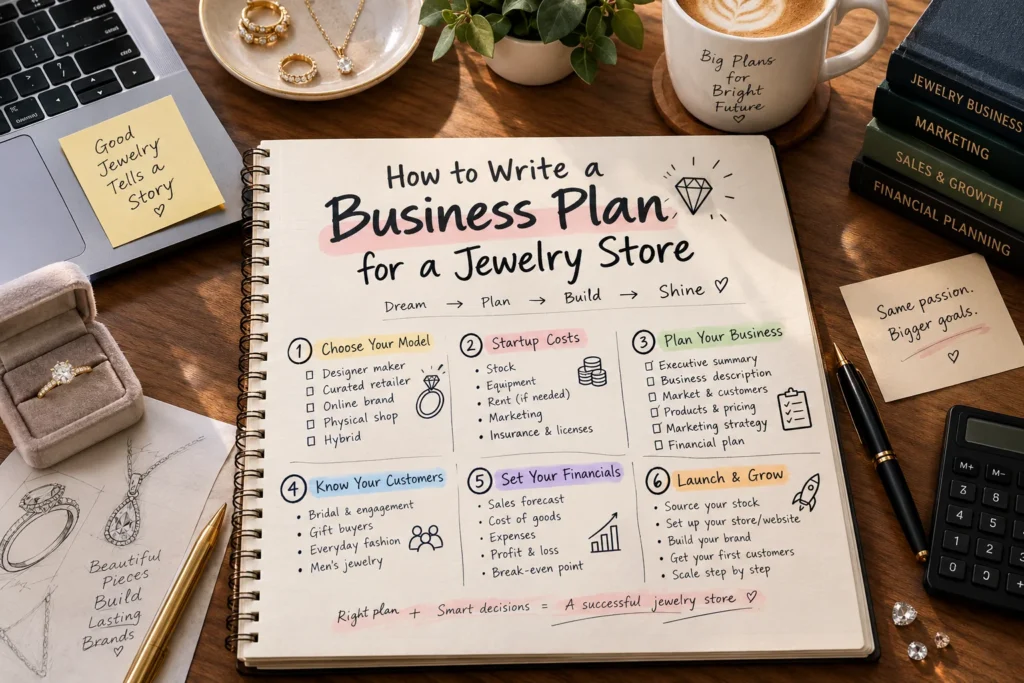 How to Write a Business Plan for a Jewelry Store